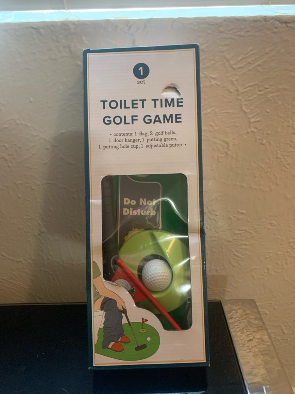 Brand new in box Toilet Time Golf Game - Green Mini Putting Set